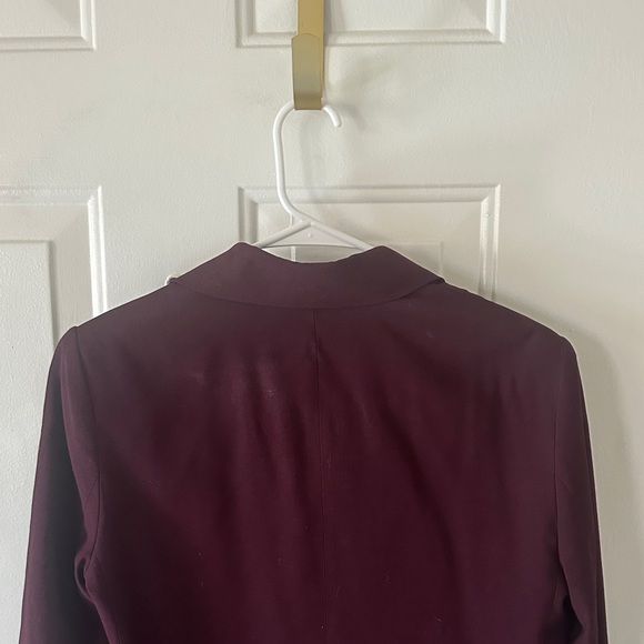 Women's Rich Burgundy Blazer - Picture 5 of 5